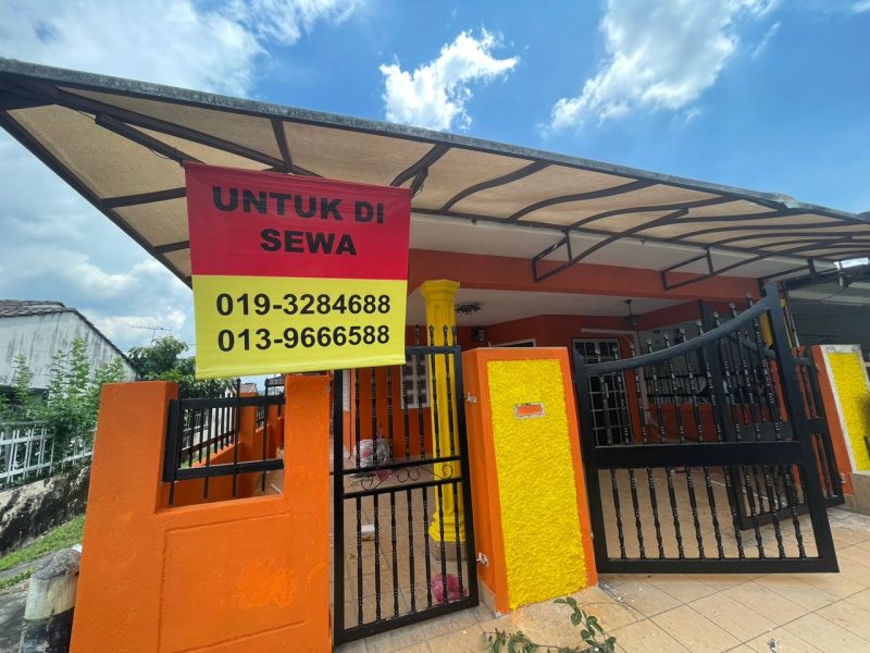 RUMAH BARU RENOVATE TERRANCE ENDLOT UNTUK DISEWa