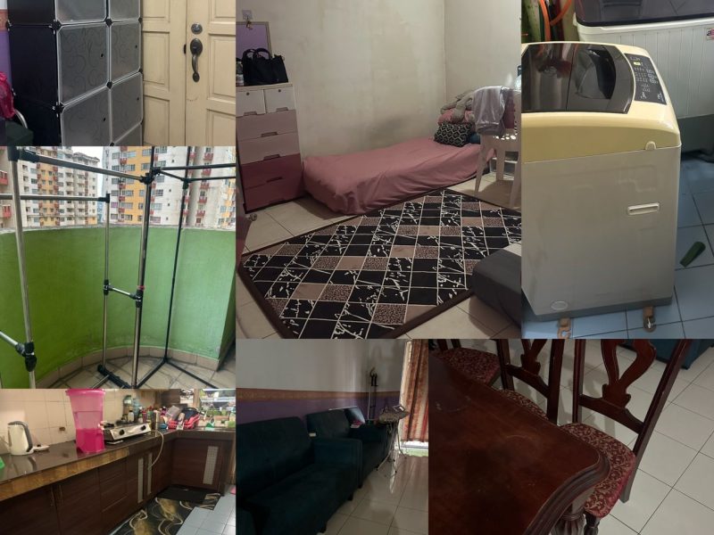 Room For Rent Pangsapuri Melur (WALKING DISTANCE TO LRT SENTUL TIMUR)