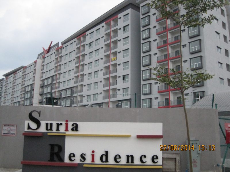 Suria Residence Block A, Bandar Mahkota Cheras - 2 Spacious Rooms (with Wardrobes & Water Dispenser) to Rent (Prefer Chinese/ Malay Male Working Executives):