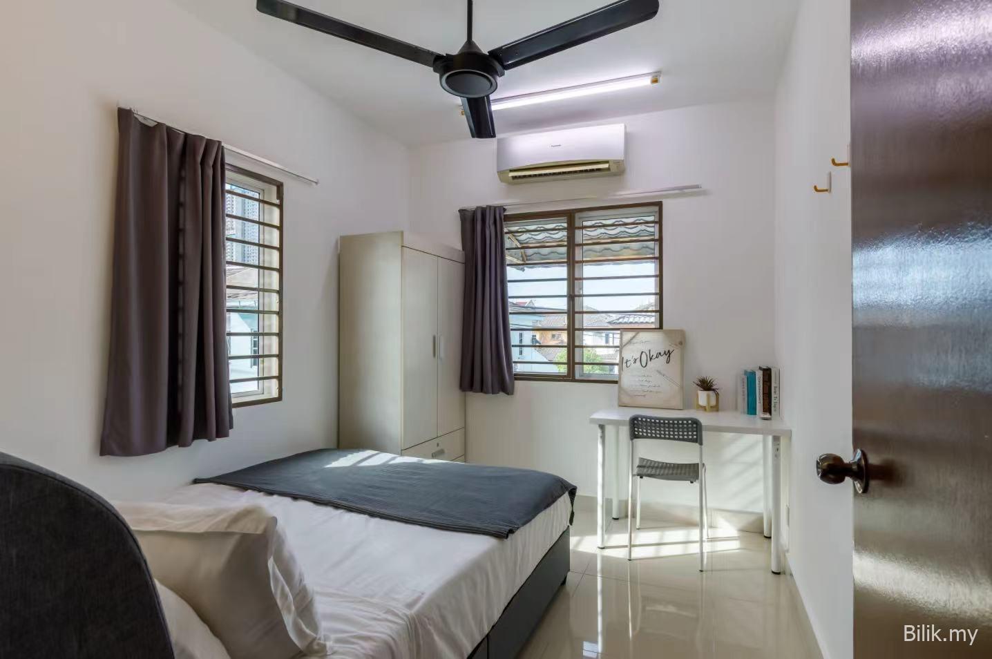 New Room Fully Furnished Middle room in Puchong - Bilik.my