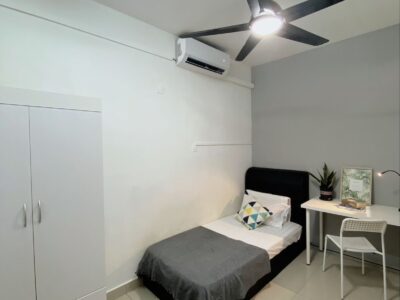 Kinrara Mas (Bukit Jalil) Fully Furnished Single Room – RM600/month