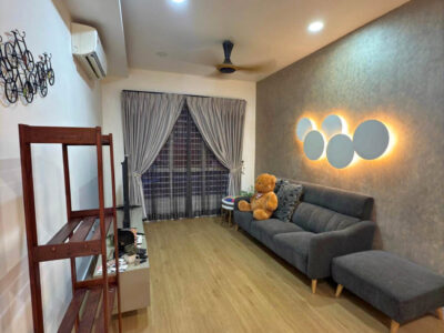 Fully furnished studio at Pinnacle Sri Petaling Condominium