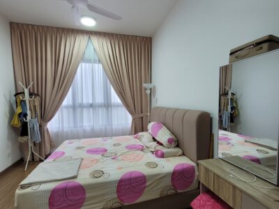 Master Bedroom Fully Furnished @ Paisley Tropicana Metropark, Subang Jaya.
