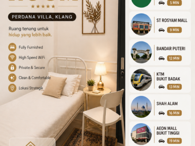 🔥 STOP SCROLL! Bilik Cantik Macam Hotel, Harga Masih Masuk Akal 😍