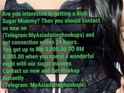 SUGAR MUMMY NOW AVAILABLE (TELEGRAM: MyAsiadatinghookups)